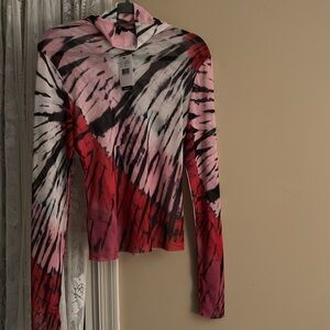 NWT sheer L/S shirt